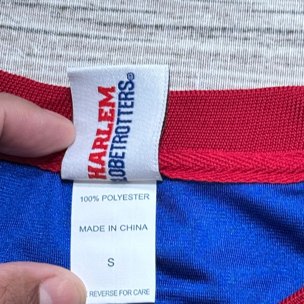 Harlem Globetrotters Basketball Jersey Mens Small Blue #31 Hammer Stars Official - Picture 7 of 7